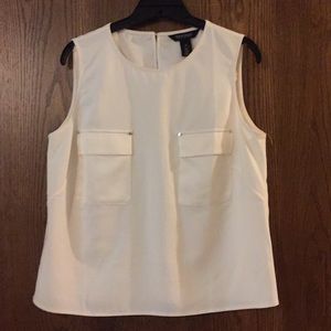 WHBM sleeveless shell blouse